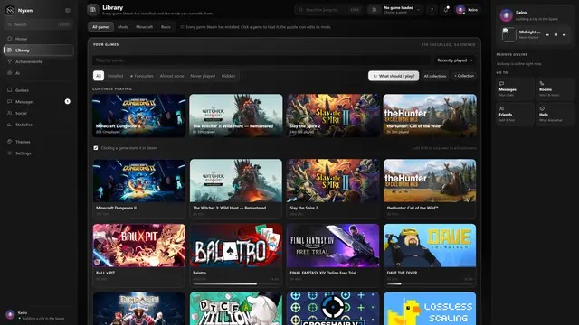 The Hub layout